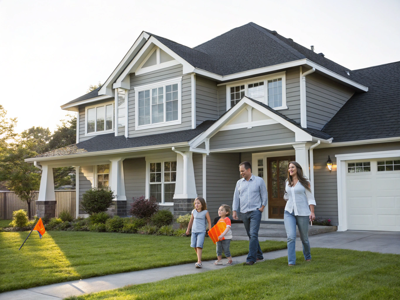 Satisfied homeowners