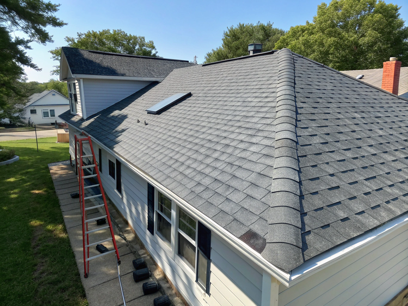 Roof and electrical panel inspection